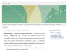 Tablet Screenshot of mfsds.boris.org.pl